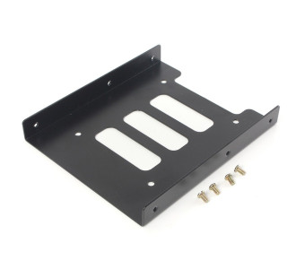 POWERTECH tray 3.5" για 2.5" HDD/SSD BRAT-001, μεταλλικό, μαύρο POWERTECH tray 3.5" για 2.5" HDD/SSD BRAT-001, μεταλλικό, μαύρο