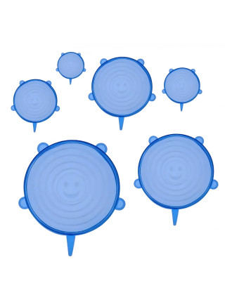 BRUNO σετ σιλικονούχων καπακιών για δοχεία τροφίμων BRN-0044, 6τμχ, μπλε BRUNO σετ σιλικονούχων καπακιών για δοχεία τροφίμων BRN-0044, 6τμχ, μπλε