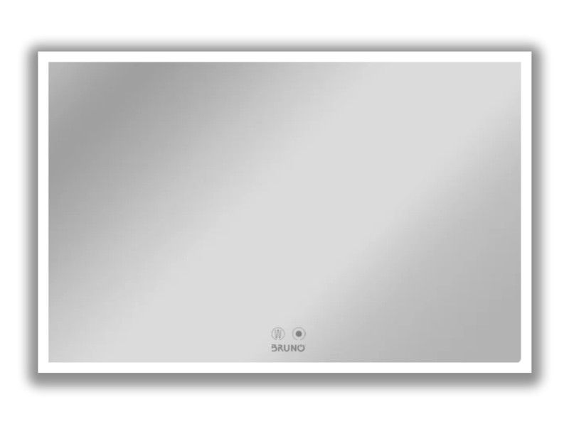 BRUNO καθρέφτης μπάνιου LED BRN-0099, ορθογώνιος, 24W, 60x80cm, IP67