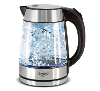 BRUNO βραστήρας νερού BRN-0143, 1.7L, 2200W, γυάλινος-Inox BRUNO βραστήρας νερού BRN-0143, 1.7L, 2200W, γυάλινος-Inox