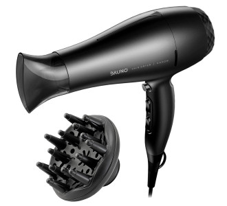 BRUNO σεσουάρ μαλλιών BRN-0154, 2200W, με φυσούνα, μαύρο