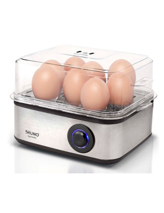 BRUNO βραστήρας αυγών 8 θέσεων BRN-0156, 500W, ανοξείδωτος BRUNO βραστήρας αυγών 8 θέσεων BRN-0156, 500W, ανοξείδωτος