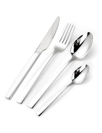 BRUNO σετ μαχαιροπίρουνα ανοξείδωτα Dioni, ασημί, 16τμχ BRUNO σετ μαχαιροπίρουνα ανοξείδωτα Dioni, ασημί, 16τμχ