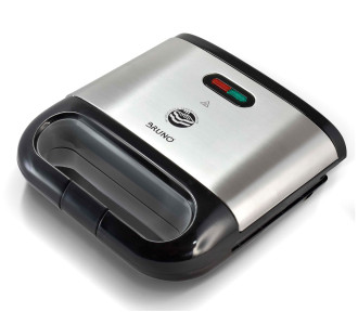 BRUNO τοστιέρα BRN-0165, 2 θέσεων, 800W, αντικολλητικές πλάκες, inox BRUNO τοστιέρα BRN-0165, 2 θέσεων, 800W, αντικολλητικές πλάκες, inox