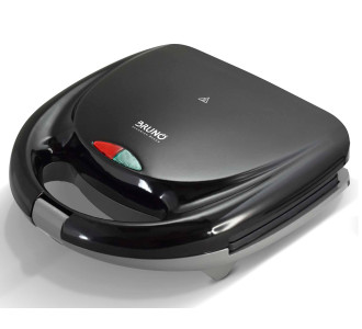 BRUNO τοστιέρα BRN-0167, 2 θέσεων, 800W, αντικολλητικές πλάκες, μαύρη BRUNO τοστιέρα BRN-0167, 2 θέσεων, 800W, αντικολλητικές πλάκες, μαύρη