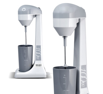 BRUNO φραπεδιέρα επιτραπέζια BRN-0182 100W με δοχείο 450ml, λευκή-γκρι