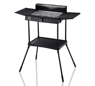 BRUNO επιδαπέδια ηλεκτρική ψησταριά BRN-0190, 2400W, με βάση & ρυθμιζόμενο θερμοστάτη, μαύρη BRUNO επιδαπέδια ηλεκτρική ψησταριά BRN-0190, 2400W, με βάση & ρυθμιζόμενο θερμοστάτη, μαύρη