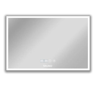 BRUNO καθρέφτης μπάνιου LED BRN-0203, ορθογώνιος, 24W, 60x80cm, IP67