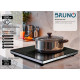 BRUNO επιτραπέζια επαγωγική εστία BRN-0205, μονή, 2000W, κουμπιά αφής, μαύρη BRUNO επιτραπέζια επαγωγική εστία BRN-0205, μονή, 2000W, κουμπιά αφής, μαύρη
