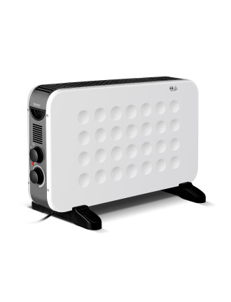 BRUNO θερμοπομπός BRN-0206, 2000W, με θερμοστάτη & ανεμιστήρα, λευκός