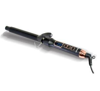 BRUNO ψαλίδι μαλλιών για μπούκλες BRN-0218 με κεραμικό κύλινδρο 25mm, 60W, ψηφιακή ένδειξη, black-copper