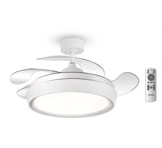 BRUNO ανεμιστήρας οροφής με LED φως BRN-0227, AC 82W, 42", Φ107x35cm, λευκός BRUNO ανεμιστήρας οροφής με LED φως BRN-0227, AC 82W, 42", Φ107x35cm, λευκός