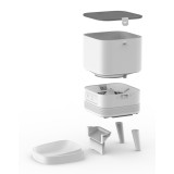 BRUNO smart ταΐστρα κατοικίδιων BRN-0232, 4L, WiFi, λευκή