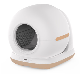 BRUNO smart αυτοκαθαριζόμενη τουαλέτα γάτας BRN-0235, 58.2x51.3x53cm, λευκή