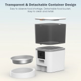 BRUNO smart ταΐστρα κατοικίδιων BRN-0237 με κάμερα 2MP, 6L, WiFi, λευκή