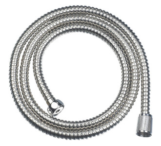 BRUNO σπιράλ ντους BRN-0243, ανοξείδωτο ατσάλι, 1.5m, ασημί