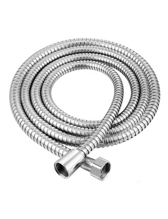 BRUNO σπιράλ ντους BRN-0244, ανοξείδωτο ατσάλι, 1.5m, ασημί