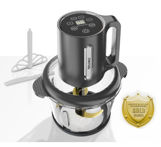 BRUNO πολυκόπτης προηγμένων λειτουργιών BRN-0248, ψηφιακός, 500W, 1.8L, 4 λεπίδες, μαύρος