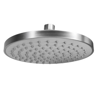 BRUNO κεφαλή ντους BRN-0267, πλαστική, στρογγυλή, Φ 20cm, ασημί