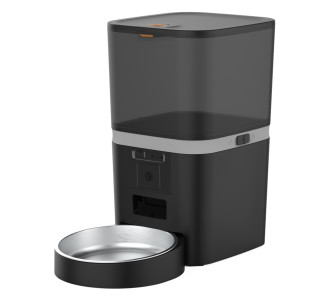 BRUNO smart ταΐστρα κατοικίδιων BRN-0270 με κάμερα 0.3MP, 6L, WiFi, μαύρη