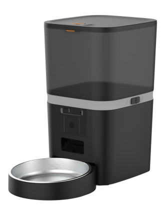 BRUNO smart ταΐστρα κατοικίδιων BRN-0270 με κάμερα 0.3MP, 6L, WiFi, μαύρη