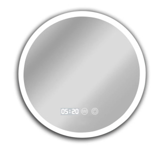 BRUNO καθρέφτης μπάνιου LED BRN-0275, στρόγγυλος, 24W, Φ50cm, IP67