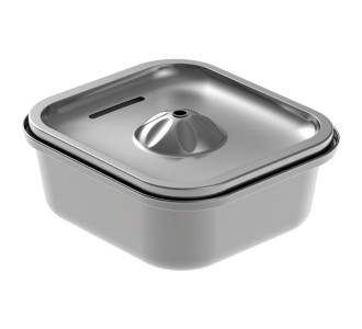 BRUNO αυτόματη ποτίστρα για κατοικίδια BRN-0279, ανοξείδωτη, 4L, ασημί