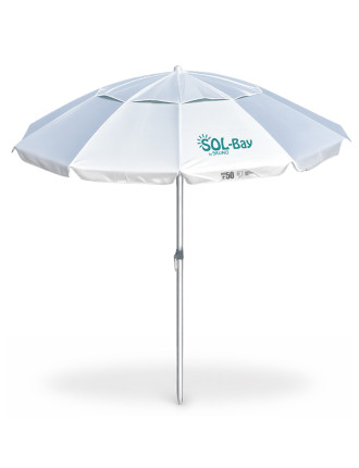 BRUNO ομπρέλα παραλίας αλουμινίου SOL-BAY BRN-0287, 2.2m, UPF 50+, σκελετός Fiberglass, ρυθμιζόμενη BRUNO ομπρέλα παραλίας αλουμινίου SOL-BAY BRN-0287, 2.2m, UPF 50+, σκελετός Fiberglass, ρυθμιζόμενη
