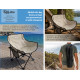 BRUNO καρέκλα παραλίας-κάμπινγκ SOL-Bay BRN-0295, αναδιπλούμενη, 61x53x65cm BRUNO καρέκλα παραλίας-κάμπινγκ SOL-Bay BRN-0295, αναδιπλούμενη, 61x53x65cm