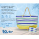 BRUNO τσάντα θαλάσσης με νεσεσέρ SOL-BAY BRN-0298, 58x40cm BRUNO τσάντα θαλάσσης με νεσεσέρ SOL-BAY BRN-0298, 58x40cm