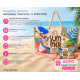BRUNO τσάντα θαλάσσης με νεσεσέρ SOL-BAY BRN-0299, 58x40cm BRUNO τσάντα θαλάσσης με νεσεσέρ SOL-BAY BRN-0299, 58x40cm