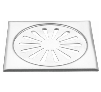 BRUNO σχάρα δαπέδου BRN-0311, fixed, ανοξείδωτο ατσάλι, 12x12cm, brushed BRUNO σχάρα δαπέδου BRN-0311, fixed, ανοξείδωτο ατσάλι, 12x12cm, brushed