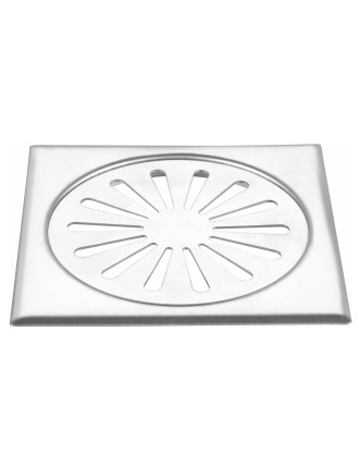 BRUNO σχάρα δαπέδου BRN-0311, fixed, ανοξείδωτο ατσάλι, 12x12cm, brushed BRUNO σχάρα δαπέδου BRN-0311, fixed, ανοξείδωτο ατσάλι, 12x12cm, brushed