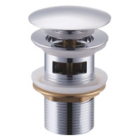 BRUNO βαλβίδα νιπτήρα Pop Up BRN-0314, 1-1/4", ορειχάλκινη, χρωμέ BRUNO βαλβίδα νιπτήρα Pop Up BRN-0314, 1-1/4", ορειχάλκινη, χρωμέ