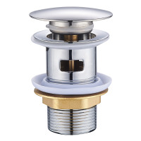BRUNO βαλβίδα νιπτήρα Pop Up BRN-0315, 1-1/4", ανοξείδωτο ατσάλι, χρωμέ BRUNO βαλβίδα νιπτήρα Pop Up BRN-0315, 1-1/4", ανοξείδωτο ατσάλι, χρωμέ