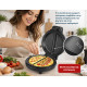 BRUNO ομελετιέρα BRN-0317, 1000W, στρόγγυλη 19cm, βαθιά, inox-μαύρη BRUNO ομελετιέρα BRN-0317, 1000W, στρόγγυλη 19cm, βαθιά, inox-μαύρη