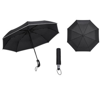 BRUNO ομπρέλα βροχής BRN-0322, σπαστή, αυτόματη, Φ98cm, αντιανεμική, με θήκη, μαύρη BRUNO ομπρέλα βροχής BRN-0322, σπαστή, αυτόματη, Φ98cm, αντιανεμική, με θήκη, μαύρη