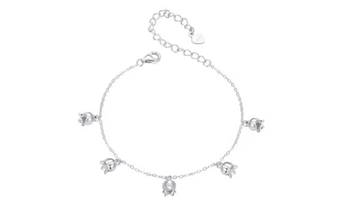 BAMOER βραχιόλι BSB183, ασήμι 925, ασημί BAMOER βραχιόλι BSB183, ασήμι 925, ασημί