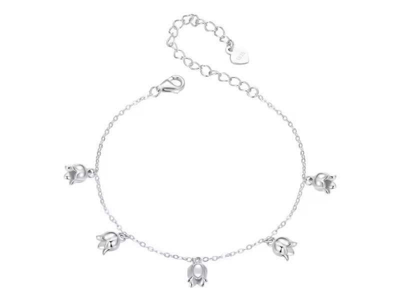 BAMOER βραχιόλι BSB183, ασήμι 925, ασημί BAMOER βραχιόλι BSB183, ασήμι 925, ασημί