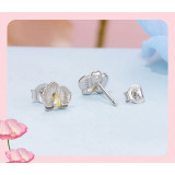 BAMOER σκουλαρίκια καρφωτά BSE1170 με κυβική ζιρκόνια, ασήμι 925, ασήμι BAMOER σκουλαρίκια καρφωτά BSE1170 με κυβική ζιρκόνια, ασήμι 925, ασήμι