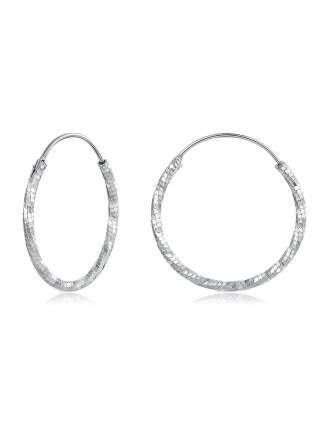 BAMOER σκουλαρίκια κρίκοι BSE1178-L, ασήμι 925, 2.6cm, ασημί BAMOER σκουλαρίκια κρίκοι BSE1178-L, ασήμι 925, 2.6cm, ασημί