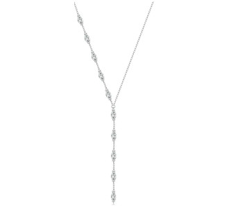 BAMOER κολιέ BSN330 με κυβική ζιρκόνια, ασήμι 925, ασημί BAMOER κολιέ BSN330 με κυβική ζιρκόνια, ασήμι 925, ασημί