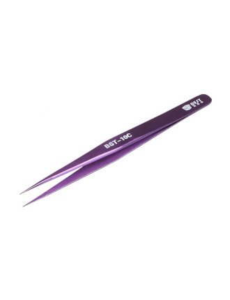 BEST Τσιμπίδα BST-10C, Stainless Steel, ESD, Ίσια