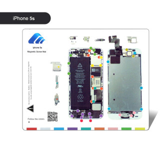 BEST Μαγνητικό υπόστρωμα διαχείρισης βιδών BST-111-IP5S, για iPhone 5S
