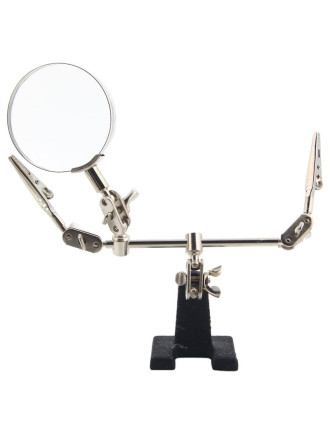 BEST Μεγεθυντικός Φακός BST-168Z, 5x zoom, με clips συγκράτησης