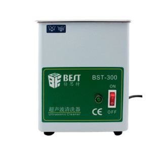 BEST Ultrasonic Cleaner BST-300, Stainless Steel, 50W