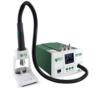 BEST σταθμός θερμού αέρα BST-863, 1200W, touch screen BEST σταθμός θερμού αέρα BST-863, 1200W, touch screen