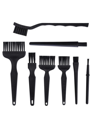 BEST Σετ αντιστατικές βούρτσες ESD BST-ESD, μαύρες, 8τμχ