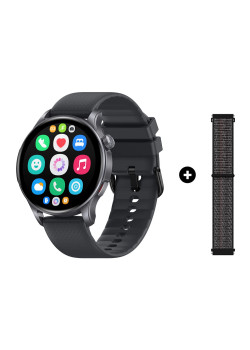 ZEBLAZE smartwatch Btalk 3 GPS, heart rate, 1.43" AMOLED, GPS, 3 ATM, γκρι
