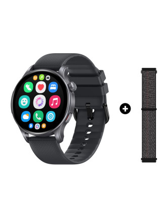 ZEBLAZE smartwatch Btalk 3 GPS, heart rate, 1.43" AMOLED, GPS, 3 ATM, γκρι